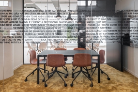 小型办公室复古装修效果图大全