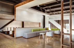 小清新办公室装修效果图