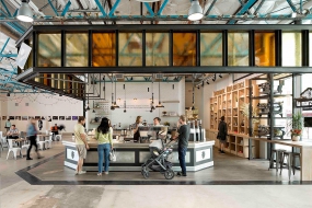 复古风办公室装修效果图