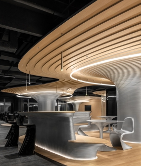 小型双人办公室装修效果图