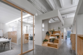 复古风格办公室装修图片