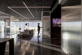 物流公司办公室装修实景图