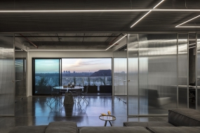 实木装修办公室图片