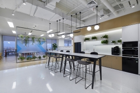 新中式办公室风格装修效果图