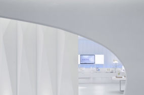 国际企业办公室装修效果图