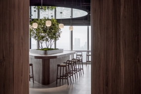 酒店风格的办公室装修效果图