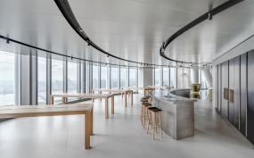 办公室黑白灰装修图欣赏