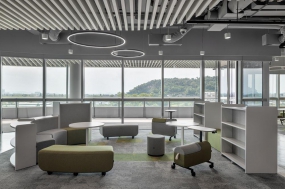 汽贸公司办公室装修实景