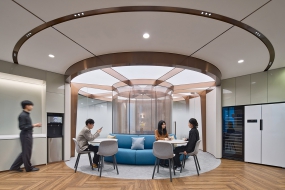 电商办公区装修效果图