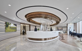 汽车美容店办公装修效果