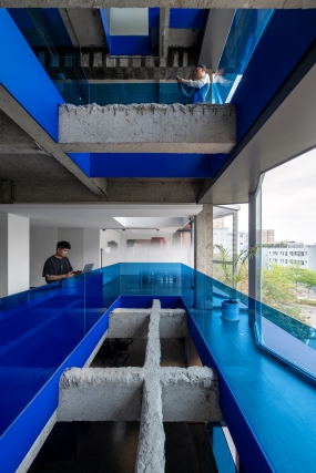 极简办公装修小面积图