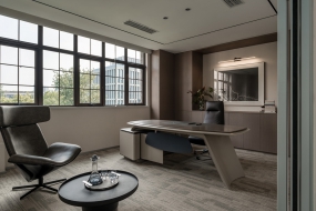 企业董事长办公室装修图