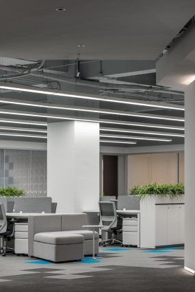 中式风格办公吊顶装修效果图