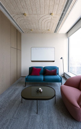 复古办公装修效果图