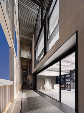 圆型办公室装修实景图