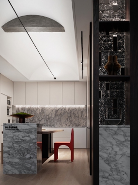 装修效果图轻奢现代办公室