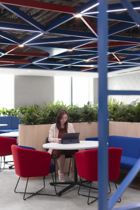 办公室装修效果图中国风