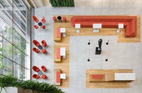 混搭办公室装修实景图