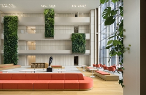 办公室艺术装修风格效果图