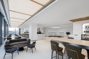 办公室禅意风格装修效果图