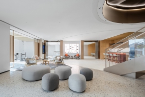 小户型简约办公室装修实景图