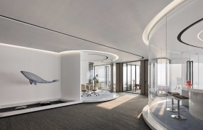 大胆创意办公装修图