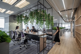 美式小型办公室装修效果图