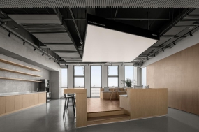 小面积中式办公室装修效果图