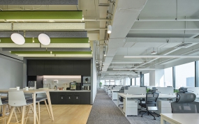 办公室黑白简约风格装修图片