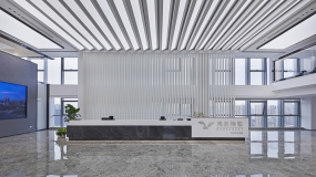 现代简约小办公室装修效果图