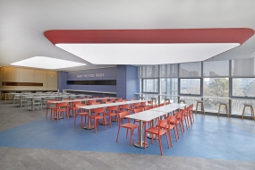 专业的简约办公室装修效果图