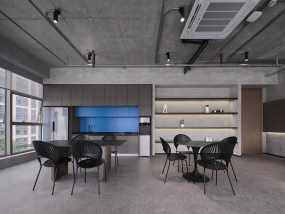 小办公室装修效果图简约大气风