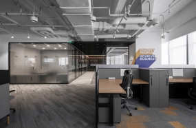 上海化妆品办公室装修效果图