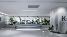 简单美式办公室装修风格图