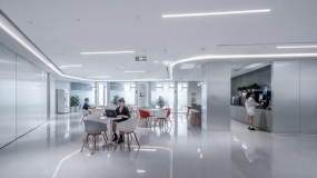 小面积复式办公室装修效果图