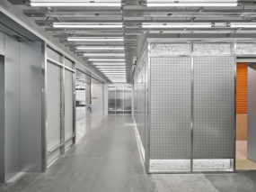 办公室走廊简装吊顶装修效果图