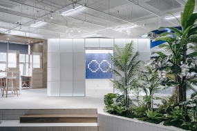 总裁现代装修办公室效果图