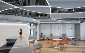 办公室装修现代极简图