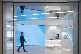 轻奢风装修办公室图片