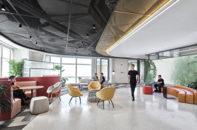 茶室办公室装修风格图