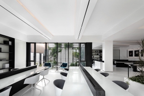 办公室装修白色风格效果图大全