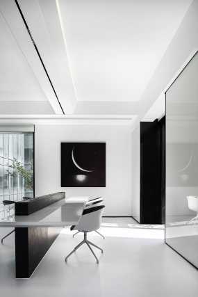 董事长办公室装修新中式图