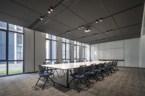 灰色调 办公装修效果图