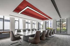 科技办公室装修风格图