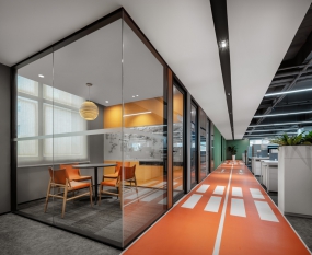 600平轻奢办公室装修效果图