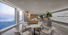 100平方写字楼办公室装修图