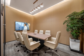 高端办公室中式装修图