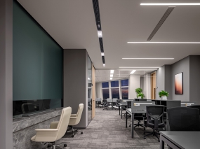 新中式办公室装修风格图片大全