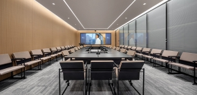 最潮简约办公室装修图