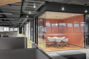 现代简约老板办公室装修效果图